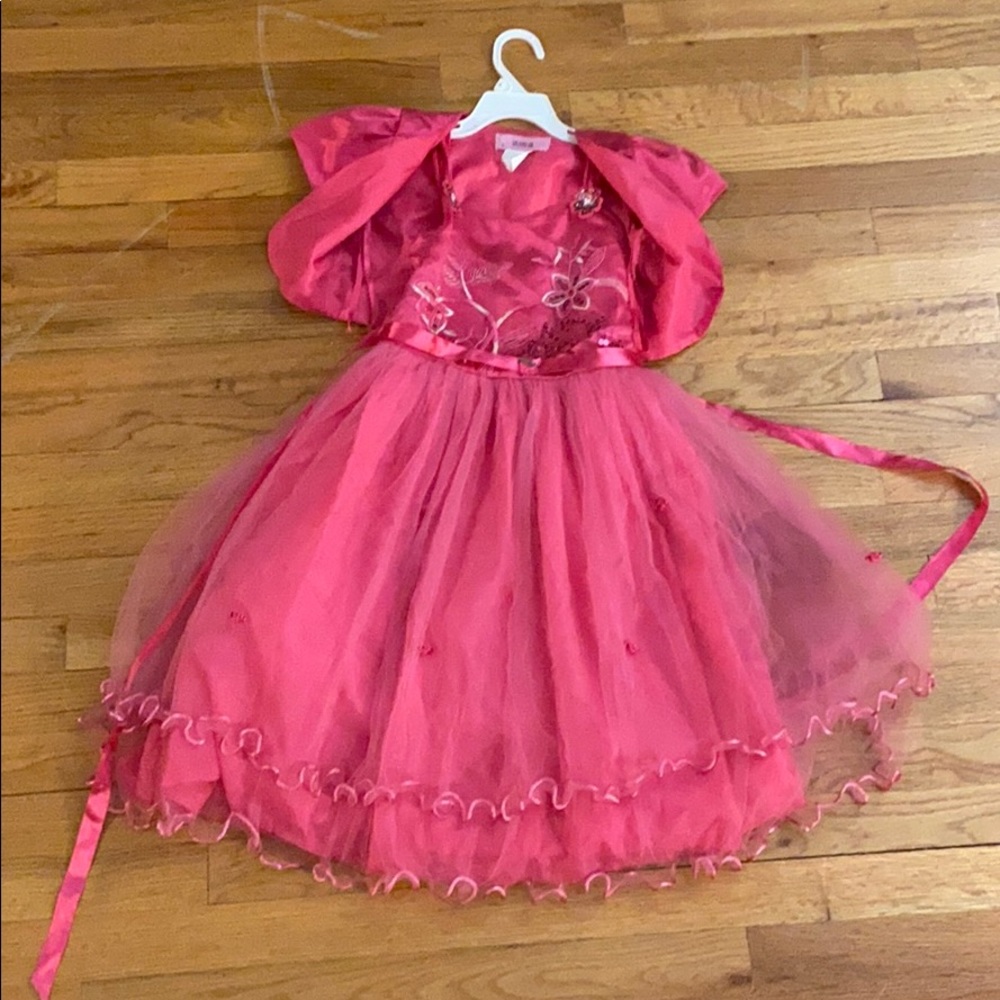 Pink Princess Dress with Bolero